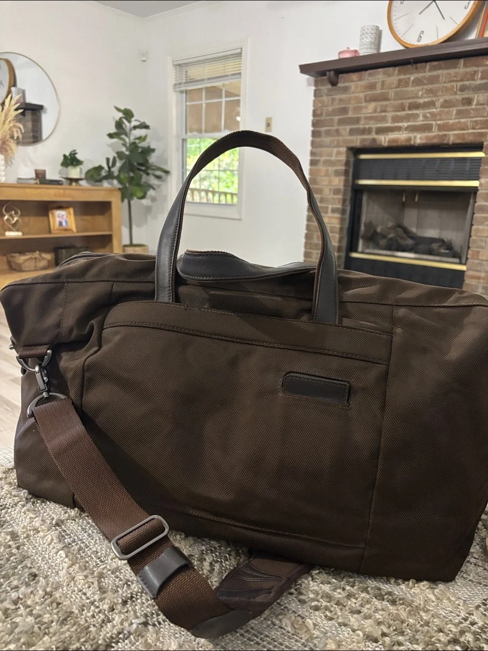 Briggs & Riley Baseline Extra Large Men’s‎ Brown Weekender Duffel Bag